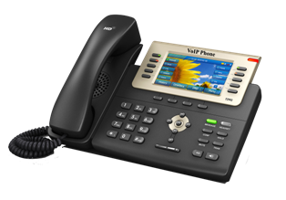 Enterprise IP Phone with 6 Lines